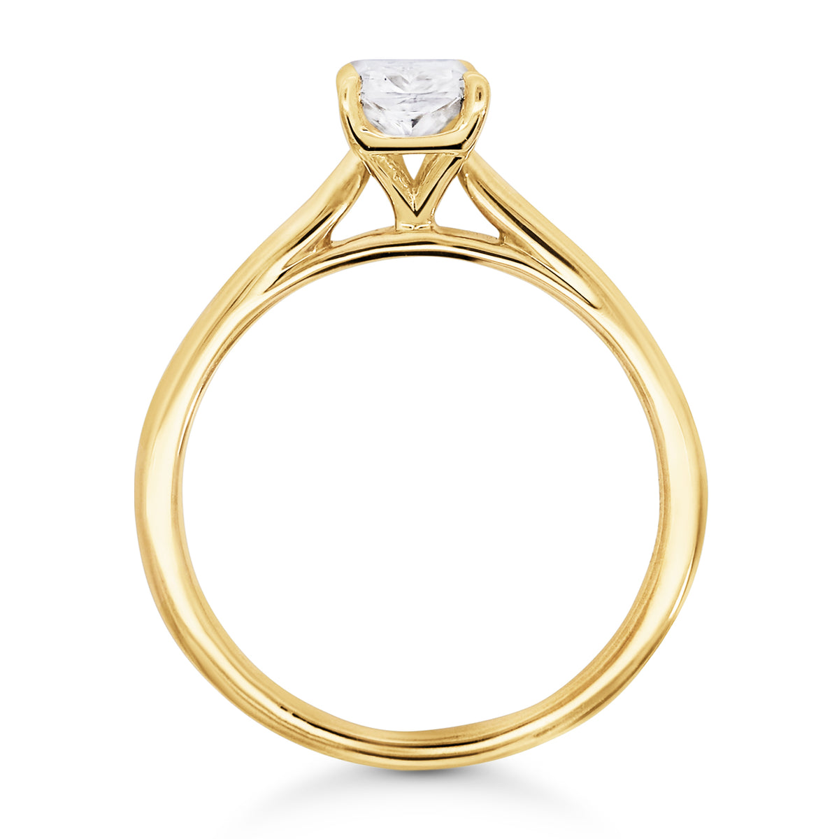 The Elise | 1.00ct Radiant Lab Grown Diamond Engagement Ring