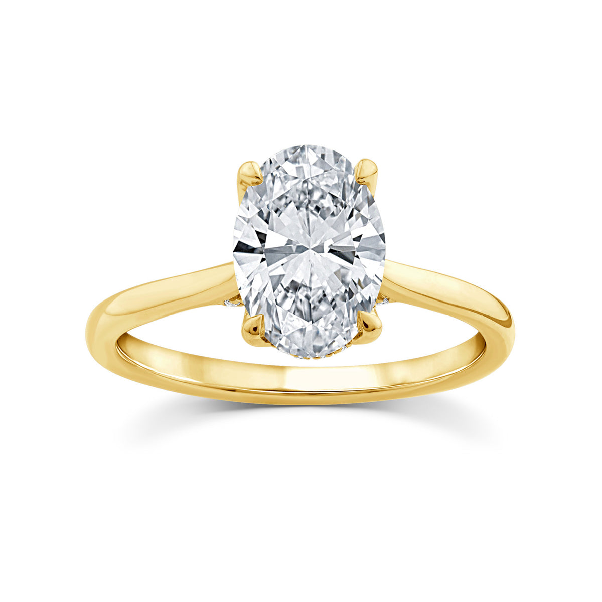 The Kiara | 2.07ct Oval Lab Grown Diamond Engagement Ring