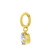 9ct Yellow Gold Oval Lab Grown Diamond Enhancer