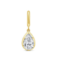 9ct Yellow Gold Pear Lab Grown Diamond Enhancer