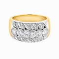18ct Yellow Gold 1.04ct Natural Diamond Dress Ring