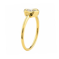 Gold Vermeil 22ct Organic Lab Grown Diamond Ring