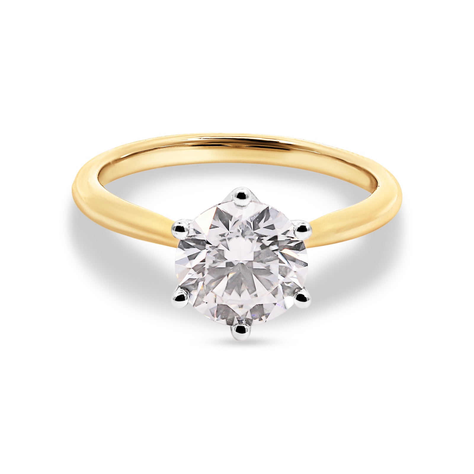 The Audrey | 1.78ct Round Lab Grown Diamond Engagement Ring