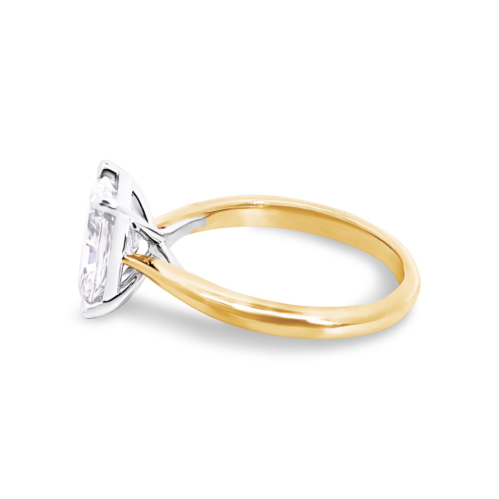 The Cate | 1.79ct Radiant Lab Grown Diamond Engagement Ring