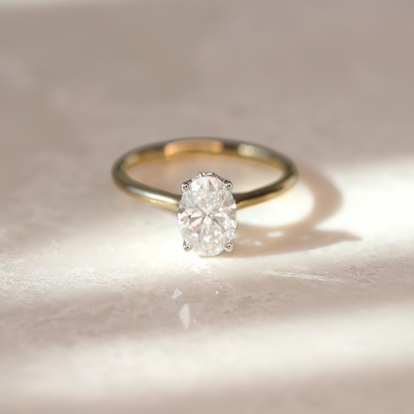 The Meg | 1.32ct Oval Lab Grown Diamond Engagement Ring - alternate view