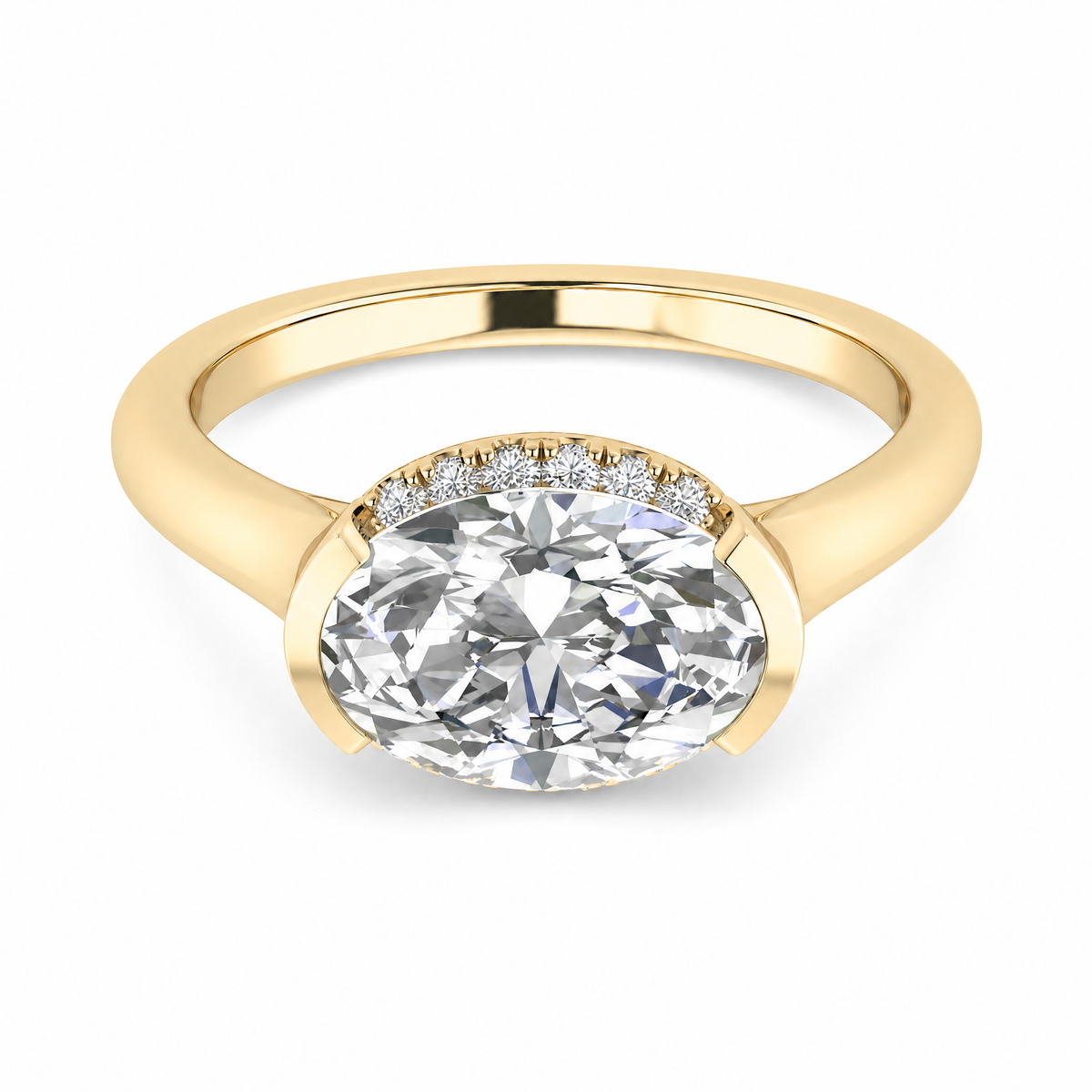 The Nala | 1.55ct  Oval Lab Grown Diamond Engagement Ring