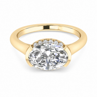 The Nala | 1.55ct  Oval Lab Grown Diamond Engagement Ring