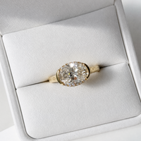 The Nala | 1.55ct  Oval Lab Grown Diamond Engagement Ring