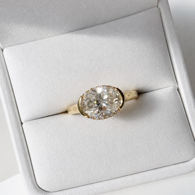 The Nala | 1.55ct  Oval Lab Grown Diamond Engagement Ring - alternate