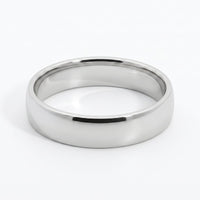 Men's Platinum Plain Polished Wedding Ring