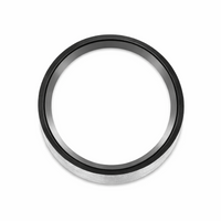 Natural Zirconium & Black Zirconium Men's Wedding Ring