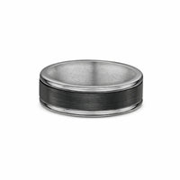 Men's Titanium And Carbon Fibre Wedding Ring