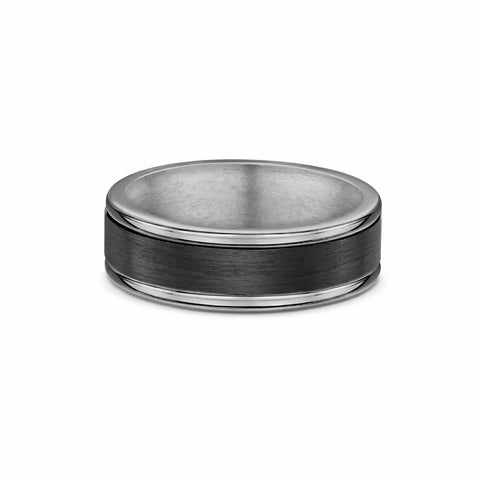 Men's Titanium And Carbon Fibre Wedding Ring