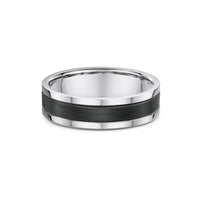 Titanium And Carbon Fibre Men's Wedding Ring