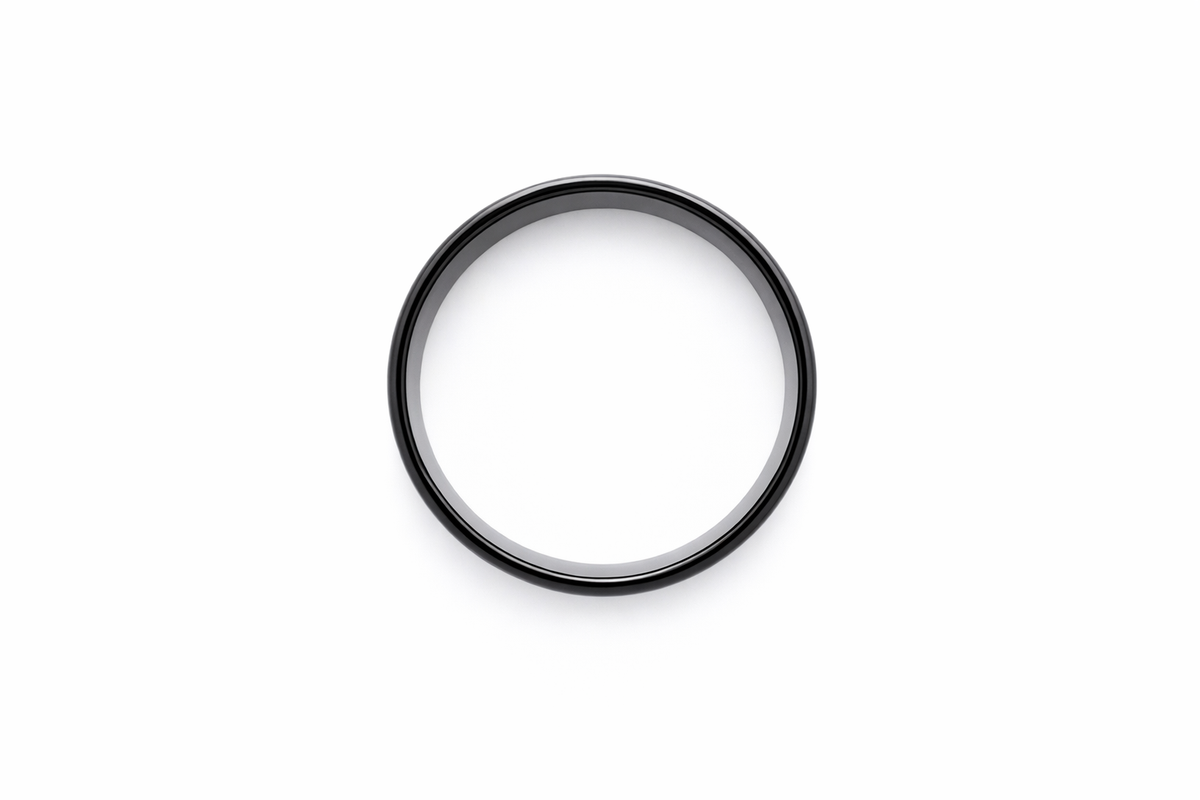 Men's Zirconium Wedding Ring