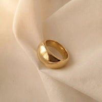 9ct Yellow Gold Polished Dome Ring