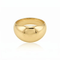 9ct Yellow Gold Polished Dome Ring