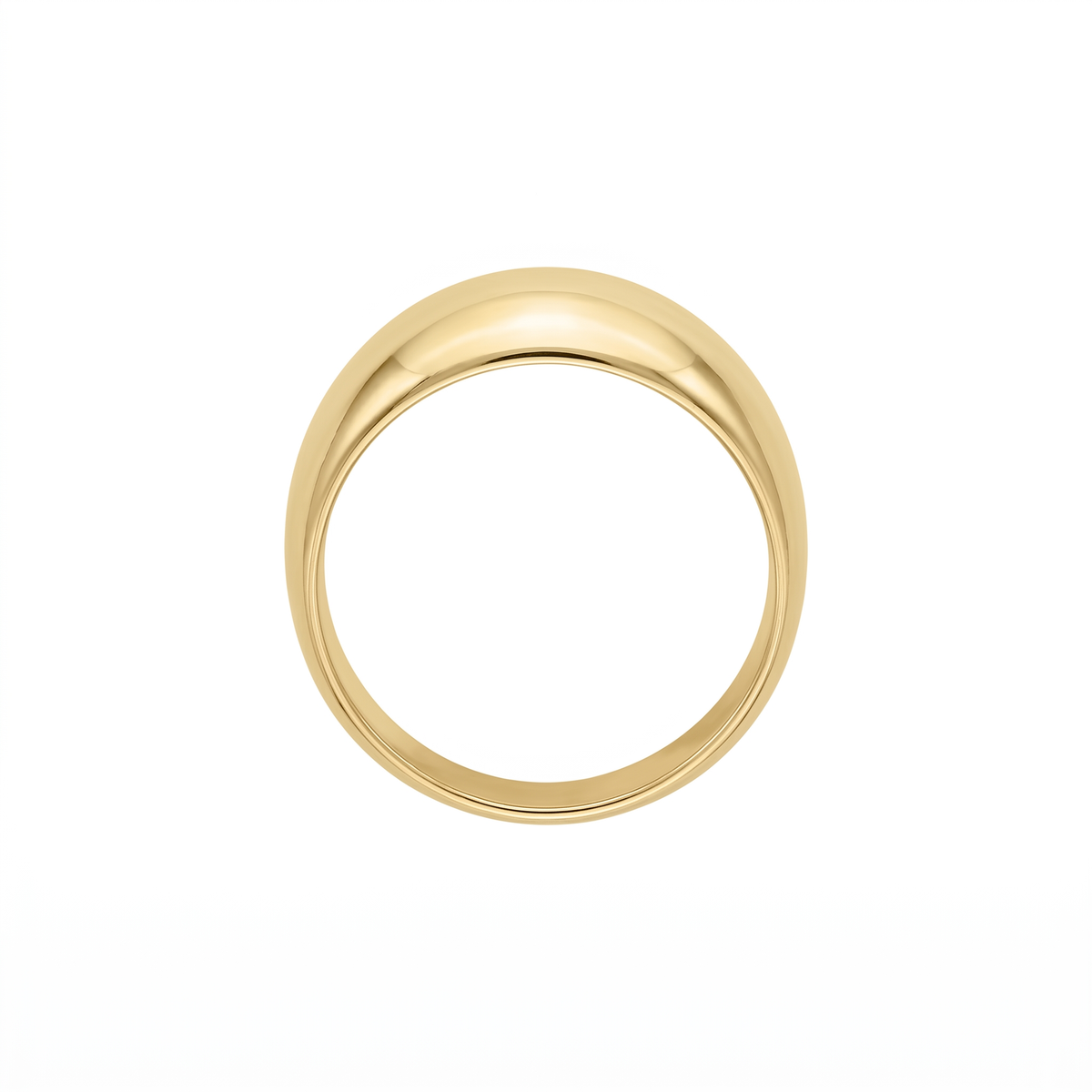 9ct Yellow Gold Polished Dome Ring