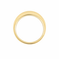 9ct Yellow Gold Narrow Dome Dress Ring