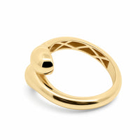 9ct Yellow Gold Chunky Dome Wrap Ring