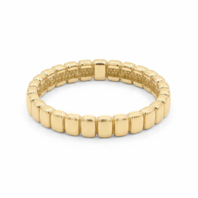 9ct Yellow Gold Ribbed Ladies Wedding Ring