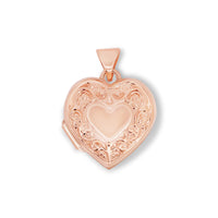 9ct Rose Gold Heart Locket