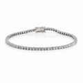 9ct White Gold 1.90ct Lab Grown Diamond Tennis Bracelet