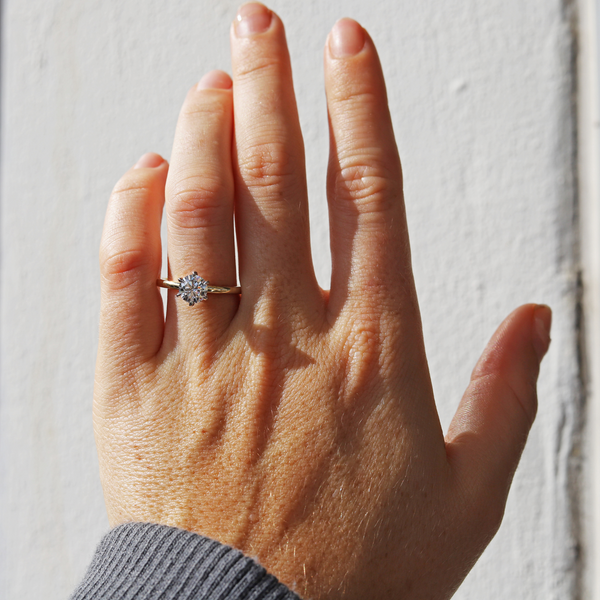 The Mia | 1.00ct Round Lab Grown Diamond Engagement Ring - alternate view