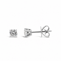 9ct White Gold 0.14ct Diamond Stud Earrings
