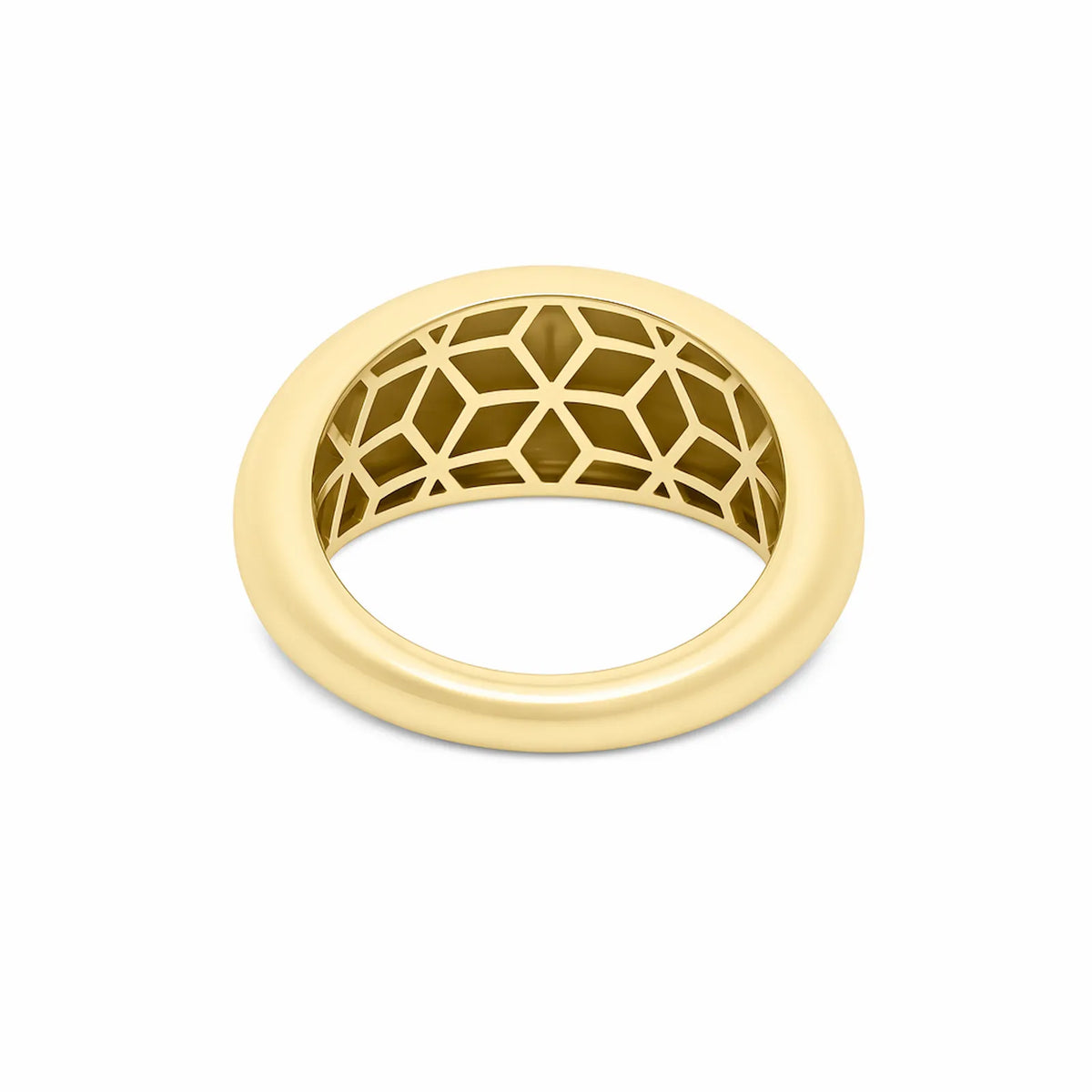 9ct Yellow Gold Domed Dress Ring