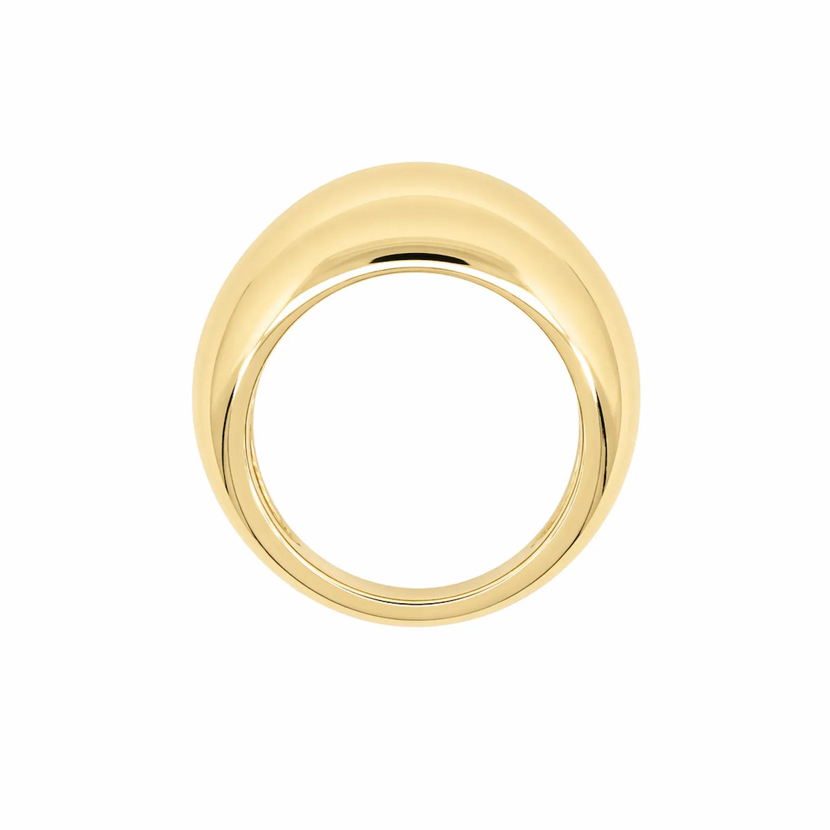 9ct Yellow Gold Domed Dress Ring