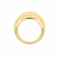 9ct Yellow Gold Domed Dress Ring