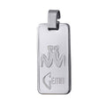 Fine Silver Gemini Zodiac Pendant