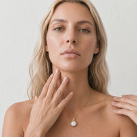 9ct Yellow Gold Mabe Pearl Pendant