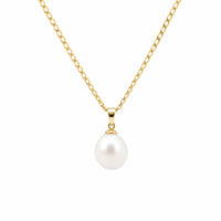 9ct Yellow Gold Baroque Pearl Pendant