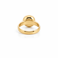 9ct Yellow Gold Mabe Pearl Ring