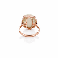 9ct Rose Gold Round Mabe Pearl Ring