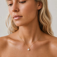 9ct Yellow Gold Freshwater Pearl Pendant