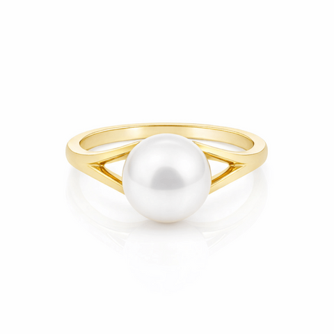 9ct Yellow Gold Freshwater Pearl Ring