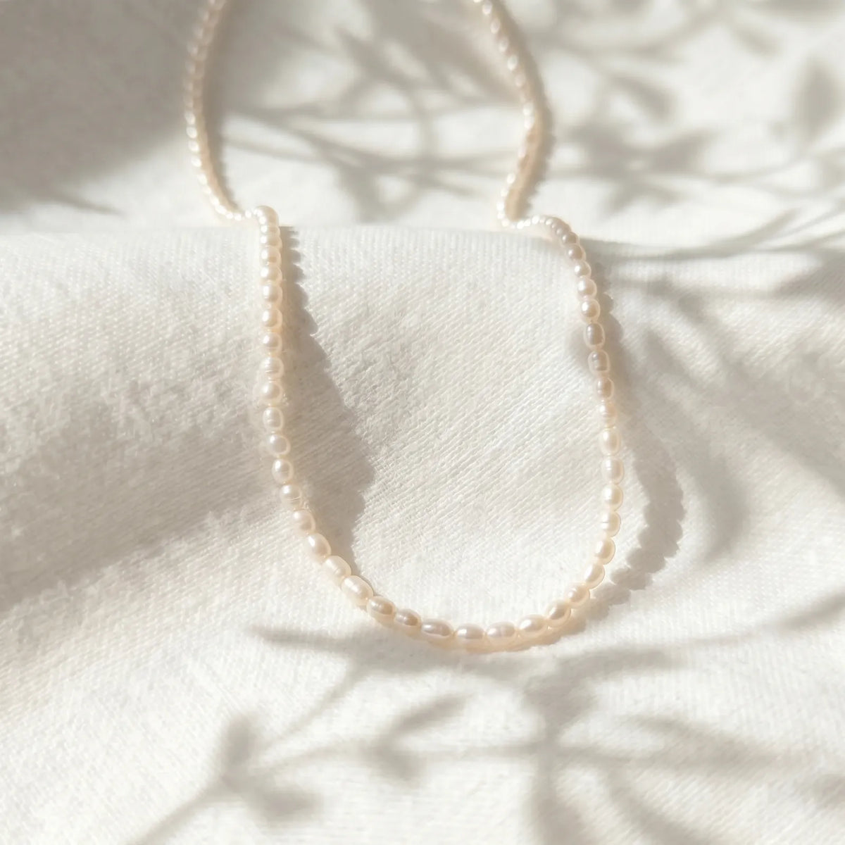 Freshwater Pearl Necklace With 9ct Yellow Gold Ball Clasp