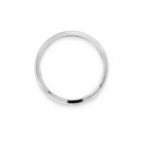 Sterling Silver Ring With Milgrain Edge