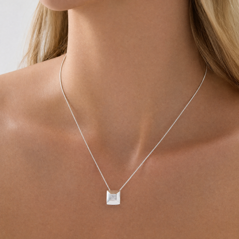 Najo Halo Cubic Zirconia Necklace - alternate view