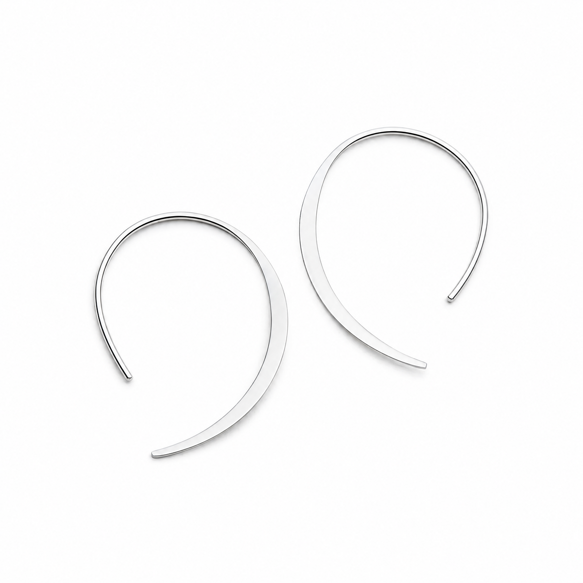 Najo Arc Sterling Silver Earrings