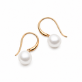 Najo Ocean Glow Rose Gold Plated Freshwater Pearl Drop Earrings