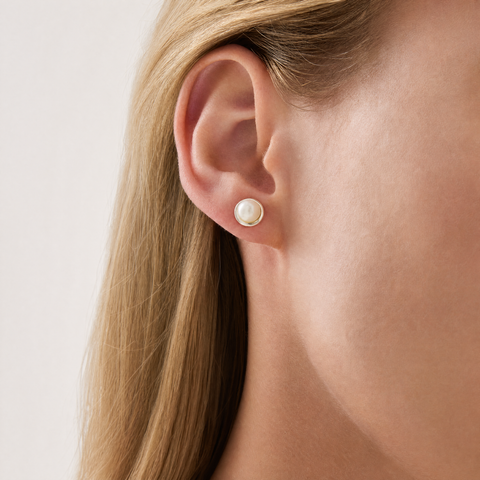 Najo Moonbean Pearl Stud earrings - alternate view