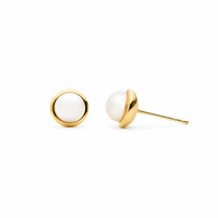 Najo Moonbeam Pearl Stud Earrings