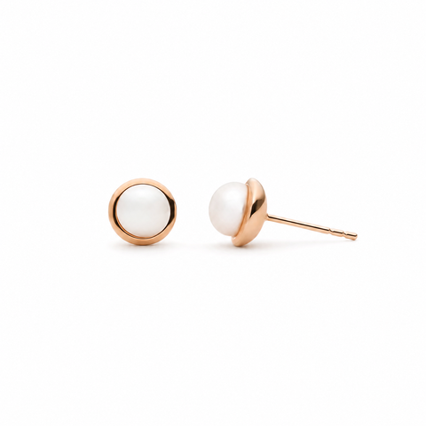 Najo Moonbeam Pearl Stud Earrings - alternate view