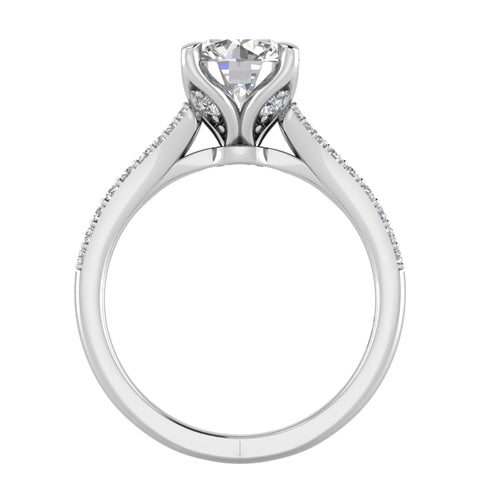 Above Love Star 2.08ct Lab Grown Diamond Engagement Ring - alternate view