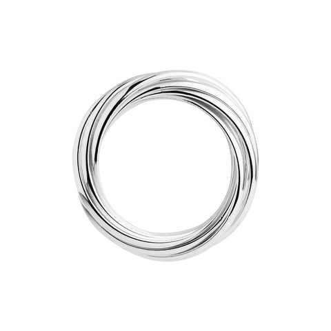 Najo Revival Six-Band Silver Ring - alternate view