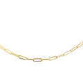 9ct Yellow Gold Paperclip Chain